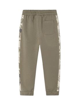 Tuta Mayoral 2 pantaloni stampati verde bambino