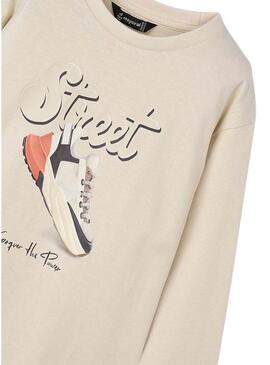 Maglietta Mayoral street beige per bambino