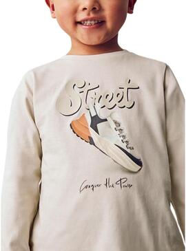 Maglietta Mayoral street beige per bambino