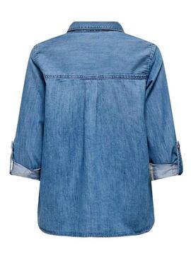 Camicia Only Yasmin in denim leggero da donna