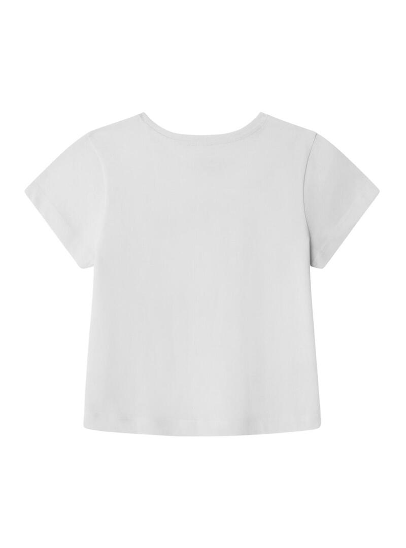 Maglietta Pepe Jeans Avani bianca per ragazza
