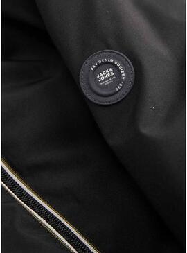 Giacca Jack and Jones Brook nera reversibile.