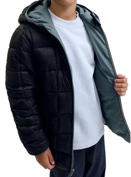 Giacca Jack and Jones Brook grigia reversibile per bambino