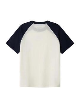 Maglietta Pepe Jeans Vanner Bicolor per bambino.