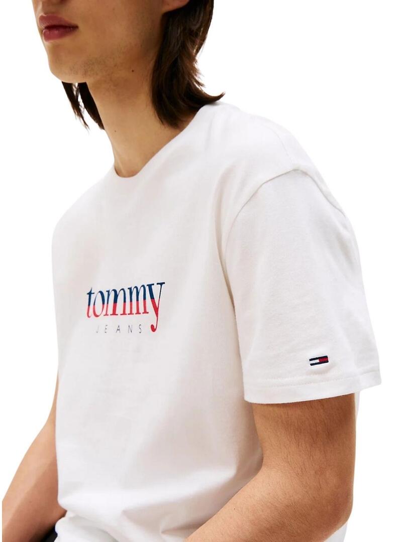 Maglietta Tommy Jeans DNA bianca per uomo