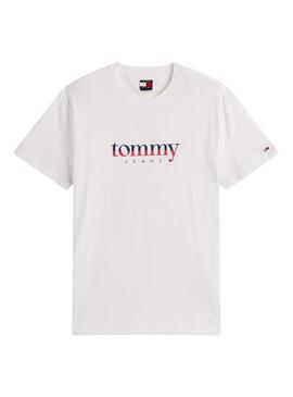 Maglietta Tommy Jeans DNA bianca per uomo