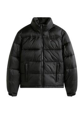 Giacca imbottita Tommy Jeans Hidden Hood nera da donna