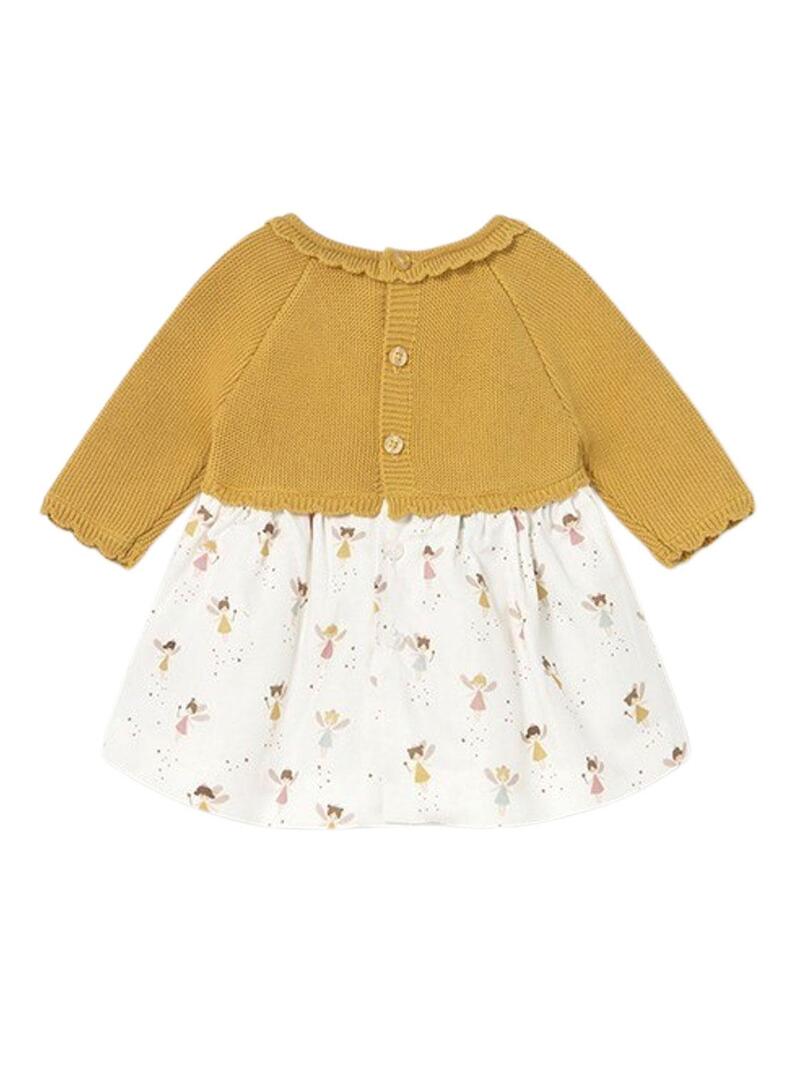 Abito Mayoral in maglia stampata per bambino