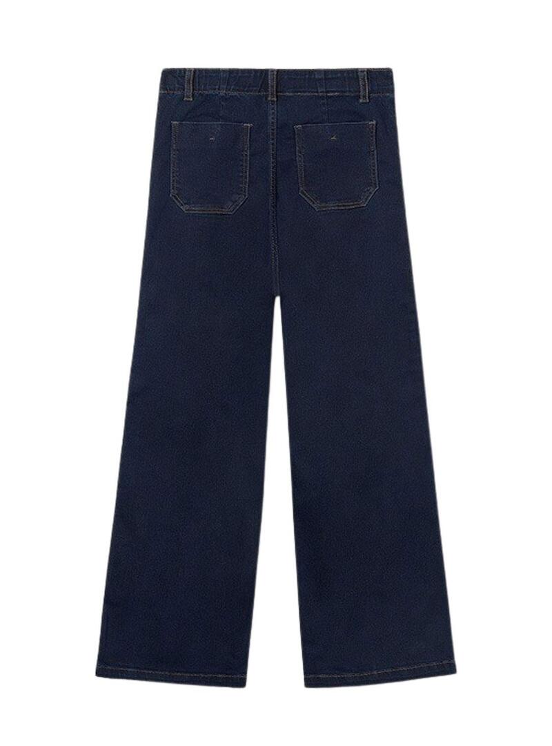 Pantaloni in denim a zampa Mayoral per bambina