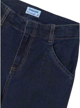 Pantaloni in denim a zampa Mayoral per bambina
