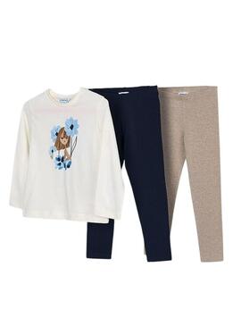 Set Mayoral maglietta e 2 leggings per bambina