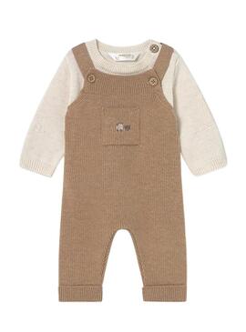 Set Mayoral petto marrone per neonato