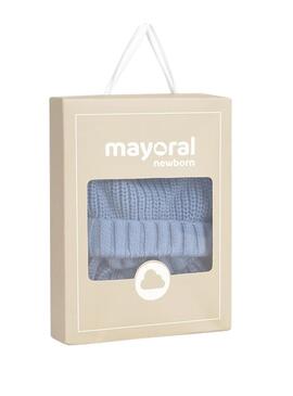 Set Mayoral berretto e guanti blu per bambini