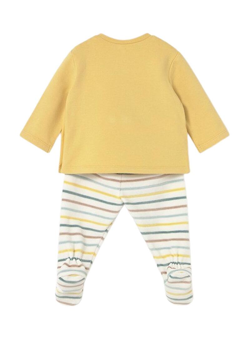 Set Mayoral pantaloni e felpa neonato.
