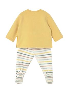 Set Mayoral pantaloni e felpa neonato.