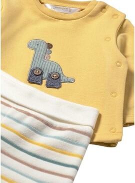 Set Mayoral pantaloni e felpa neonato.