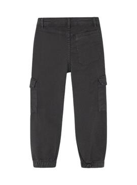 Pantaloni cargo grigi per ragazzo Mayoral