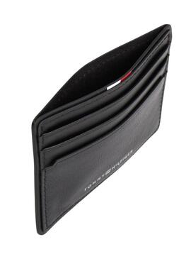 Portafoglio Tommy Hilfiger in pelle Corporate nero per uomo