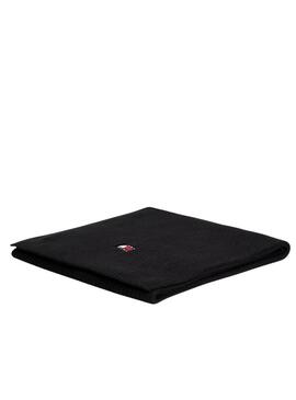Sciarpa Tommy Jeans Heritage nera a maglia per uomo