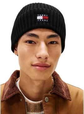 Cappello Tommy Jeans Heritage nero per uomo