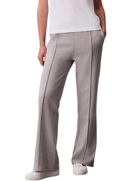 Pantaloni da tuta Calvin Klein Logo grigi per donna
