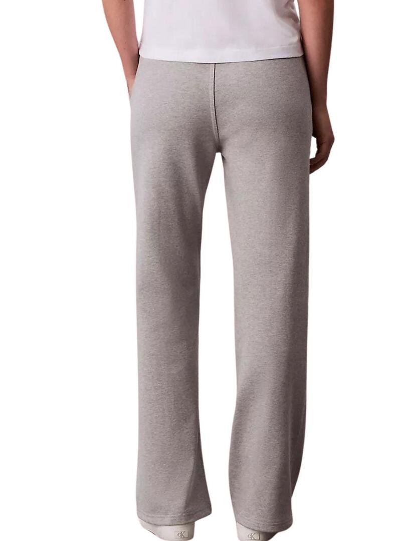 Pantaloni da tuta Calvin Klein Logo grigi per donna