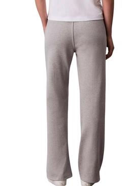 Pantaloni da tuta Calvin Klein Logo grigi per donna