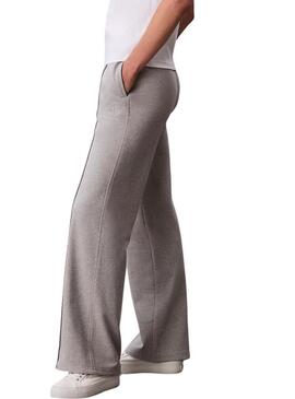 Pantaloni da tuta Calvin Klein Logo grigi per donna