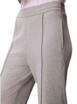 Pantaloni da tuta Calvin Klein Logo grigi per donna