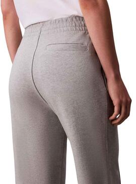 Pantaloni da tuta Calvin Klein Logo grigi per donna