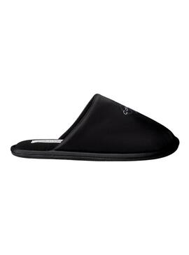 Pantofole da casa Calvin Klein Monologo nere da uomo