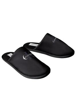 Pantofole da casa Calvin Klein Monologo nere da uomo