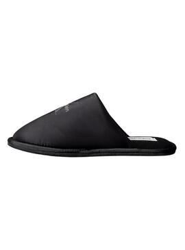 Pantofole da casa Calvin Klein Monologo nere da uomo