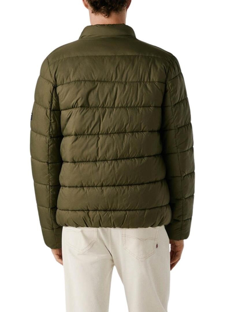 Giacca imbottita verde Pepe Jeans da uomo.