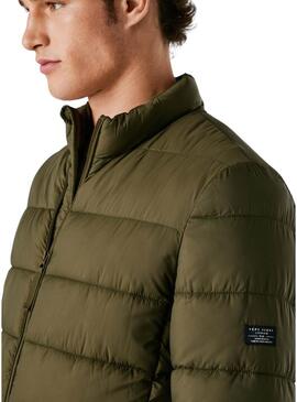 Giacca imbottita verde Pepe Jeans da uomo.