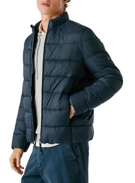 Giacca trapuntata Pepe Jeans blu scuro per uomo