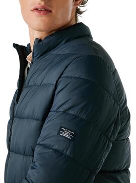 Giacca trapuntata Pepe Jeans blu scuro per uomo