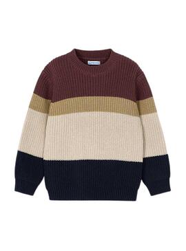 Maglia Mayoral a righe viola per bambino