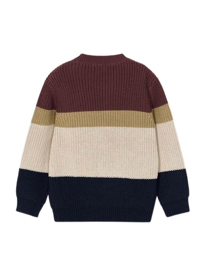 Maglia Mayoral a righe viola per bambino