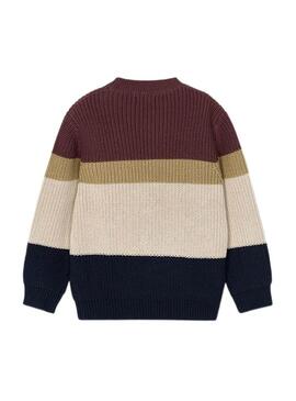 Maglia Mayoral a righe viola per bambino