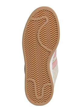 Scarpe Adidas Campus 00S beige e rosa per donna