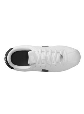 Scarpe Nike Cortez per bambini bianche e nere per ragazzi e ragazze