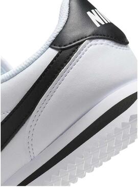Scarpe Nike Cortez per bambini bianche e nere per ragazzi e ragazze