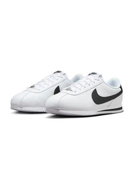 Scarpe Nike Cortez per bambini bianche e nere per ragazzi e ragazze