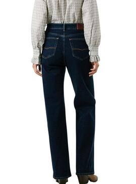 Pantaloni in denim Pepe Jeans Lexa Rinse dritti da donna