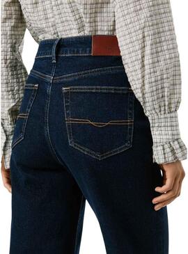 Pantaloni in denim Pepe Jeans Lexa Rinse dritti da donna