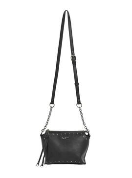Borsa Pepe Jeans Edith con borchie nera per donna