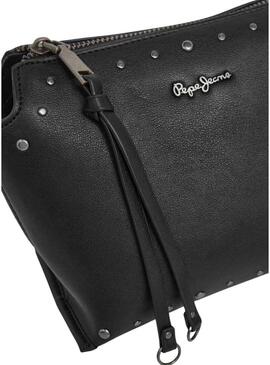 Borsa Pepe Jeans Edith con borchie nera per donna