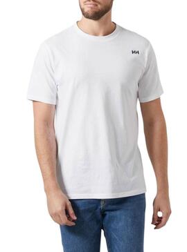 Maglietta Helly Hansen Core Graphic bianca per uomo
