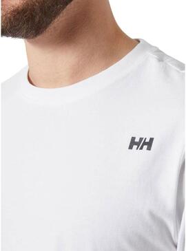 Maglietta Helly Hansen Core Graphic bianca per uomo